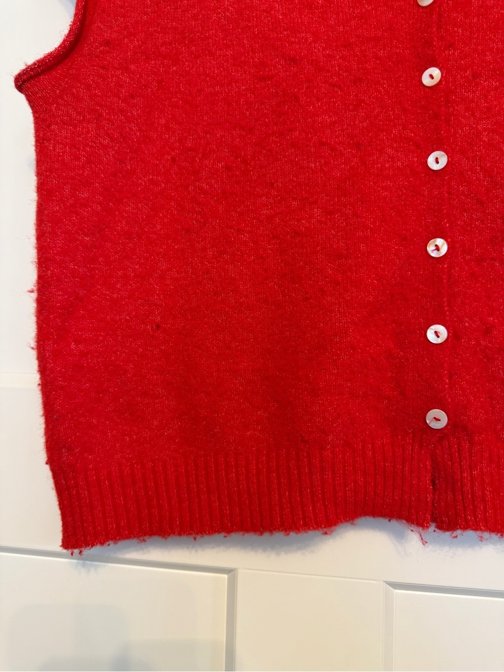 Bohme sleeveless cardigan size medium - Picture 3 of 4